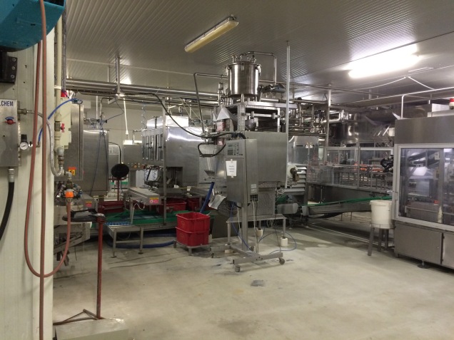 Fino Food milk processing plant - P@rtner ERP tracks the milk products as they go through the processing. Signals automatic replenishment when supplies run low and can automatically re-order using B2B.